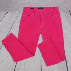 Talbots Flawless 5 Pocket Slim Ankle Crop Fray Hem